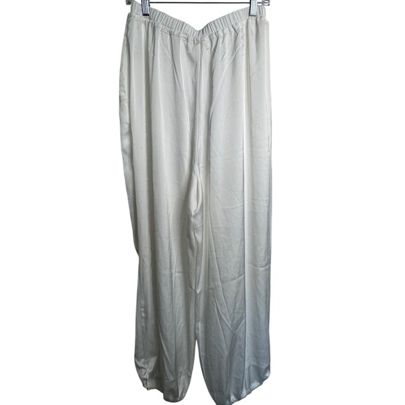 Maeve Anthropologie Ivory Balloon Pants Drawstring Waist Wide Leg Medium - Picture 5 of 12